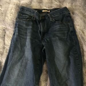 Levi’s high rise baggy dad jeans